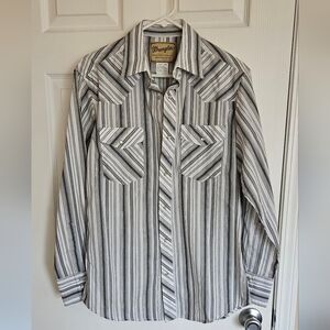 Mens Wrangler Bitton Up